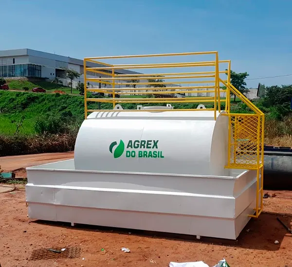 Tanque industrial executado para Agrex do Brasil