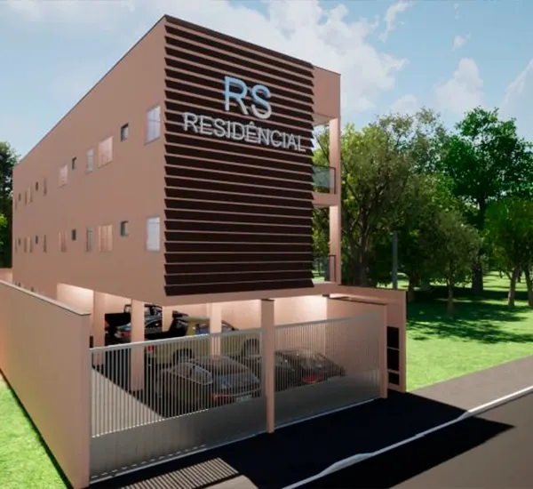 Maquete eletrônica do edifício RS Residencial